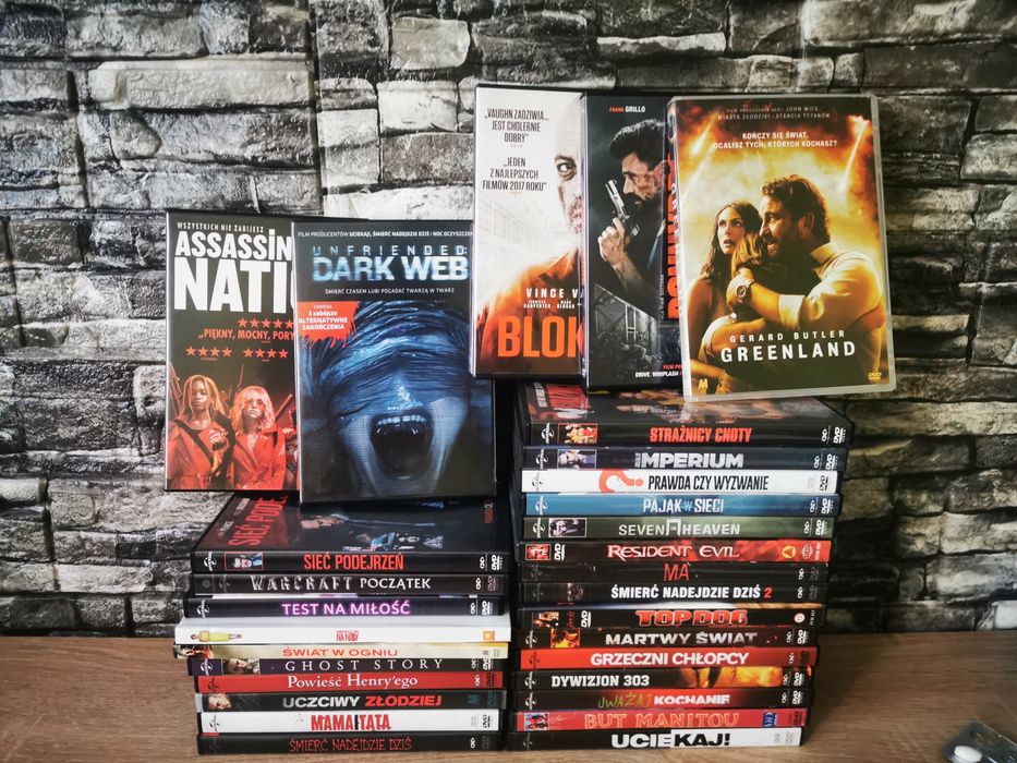 Filmy sprzedam 32szt