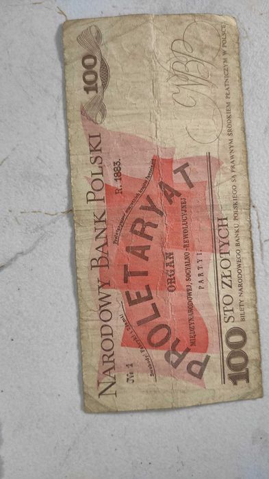 Banknot PRL - 1986, 100 złotych