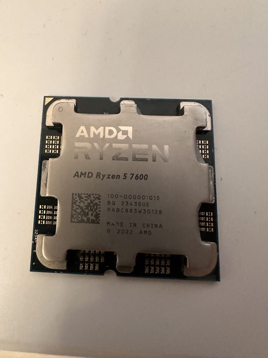 AMD Ryzen 5 7600 CPU 本体　ジャンク品 ryzen 5 7600 - купить комплектующие для ПК - Цена на OLX.ua