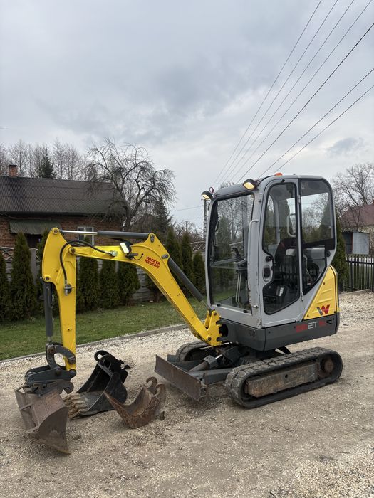 Minikoparka koparka gąsienicowa Wacker Neuson Et16 Et18 kubota jcb