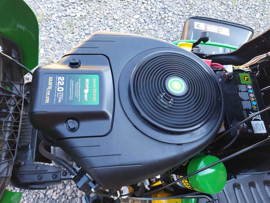 john deere E130, S, D, 22 KM traktorek kosiarka, GRATIS, husqvarna yth