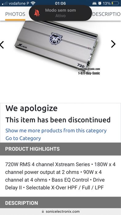 Amplificador Soundstream