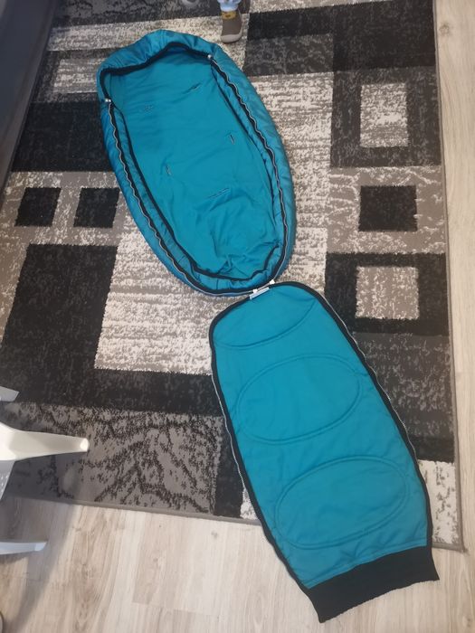 Śpiwór do wózka guinyy polarowy turkusowy