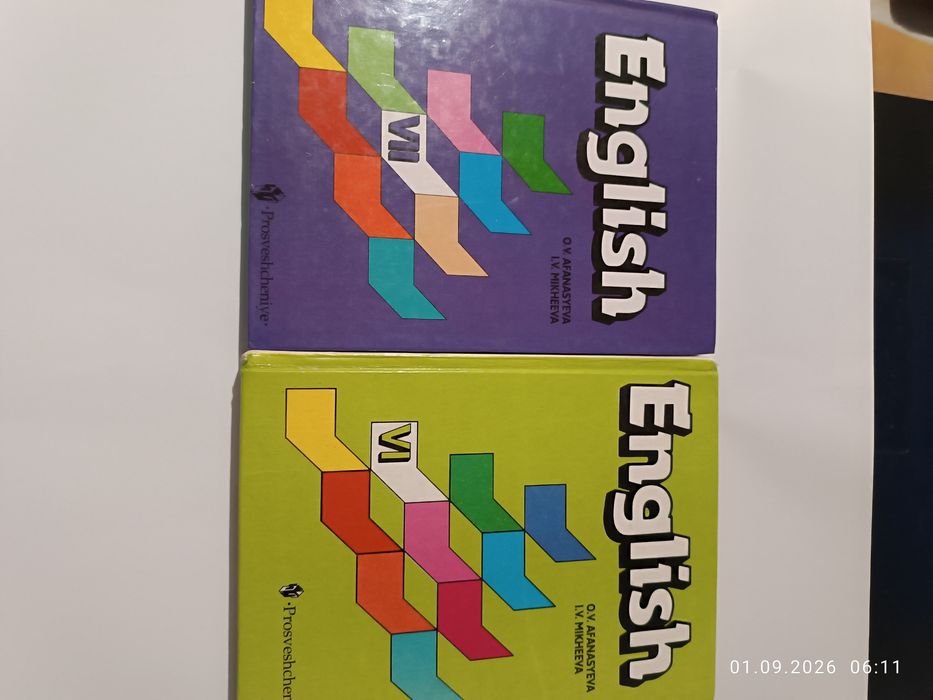 English підручники 6,7клас, стан нових