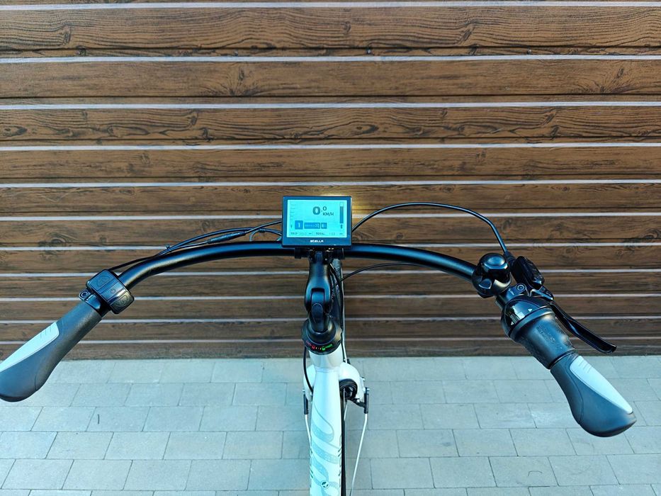 Rower elektryczny STELLA FIORE 1100 km 14.7 AH 529 WH 36v Asystent prowadzenia Jak nowa 9 TRYBÓW