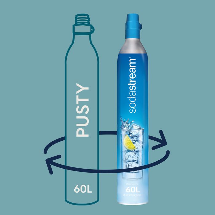 Wymiana butli soda stream pusta/pełna napełniane