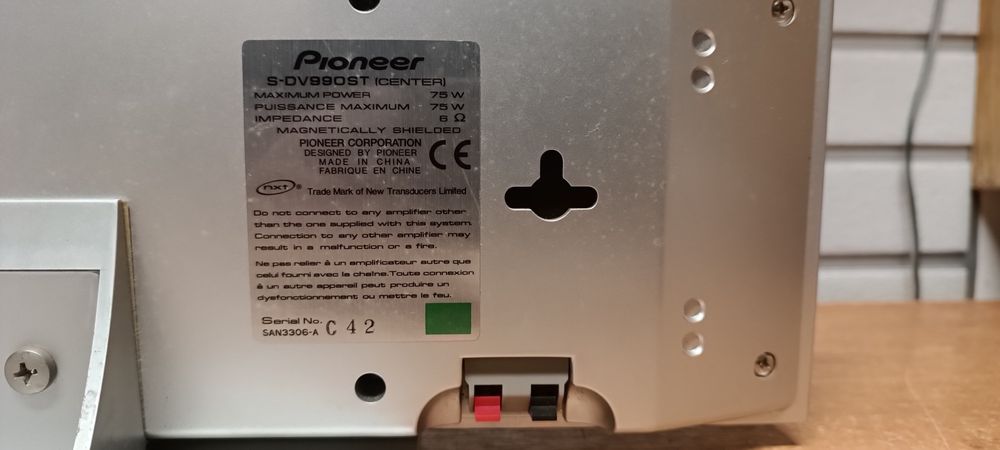 Kolumna glosnik centralny PIONEER 75Watt.