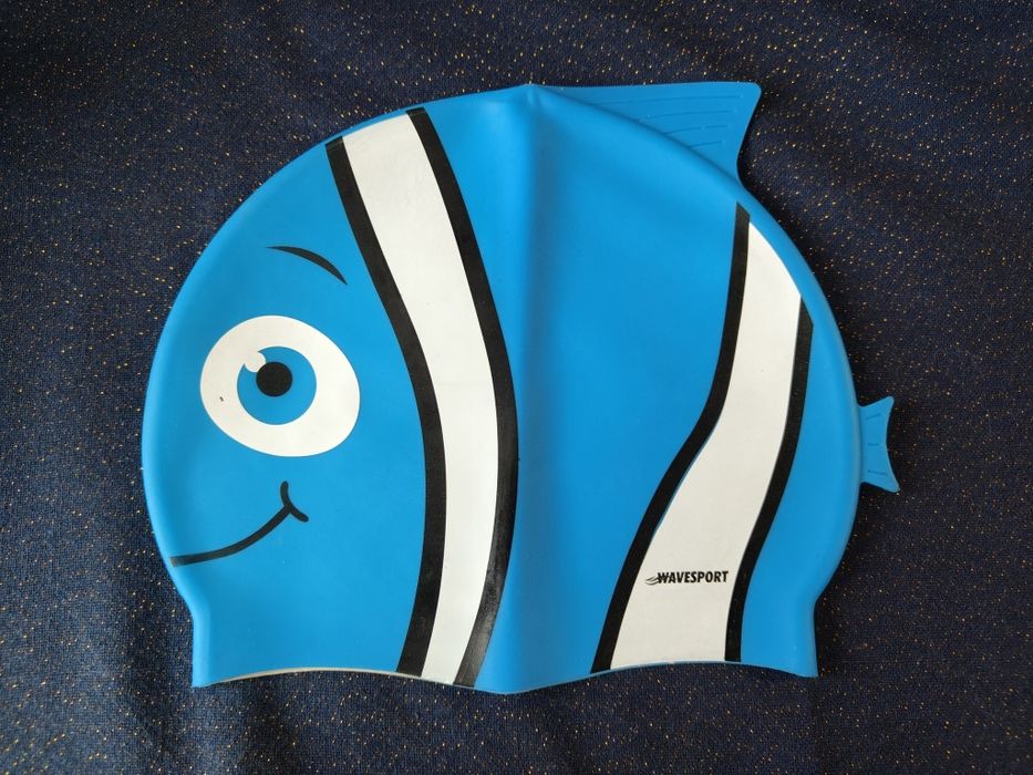 Dziecięcy silikonowy czepek pływacki WaveSport