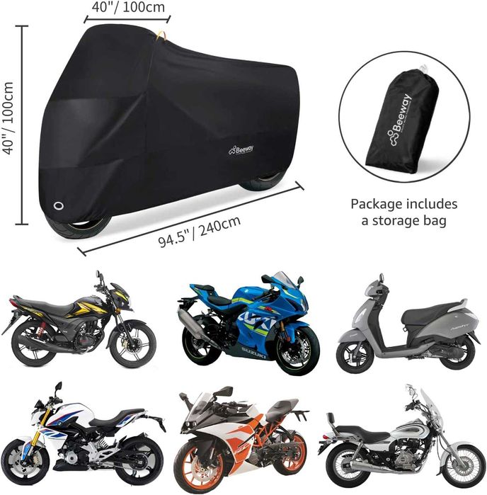 (NOVA) Capa para moto, protetora impermeável contra a chuva, neve, sol