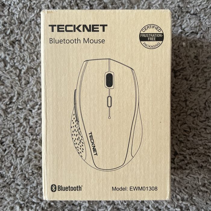 TeckNet Myszka bezprzewodowa sensor optyczny bluetootch czarna (M18)