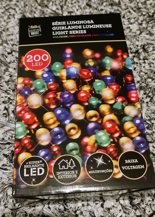 Luzes led natal novo