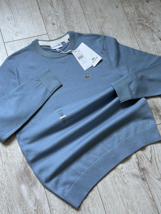ОРИГІНАЛ Преміум легкий  Lacoste бавовна беж, хакі, сірий, блакитний S-XXL