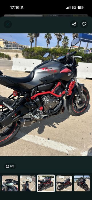 Mt 07 (Moto cage) mota de faragem