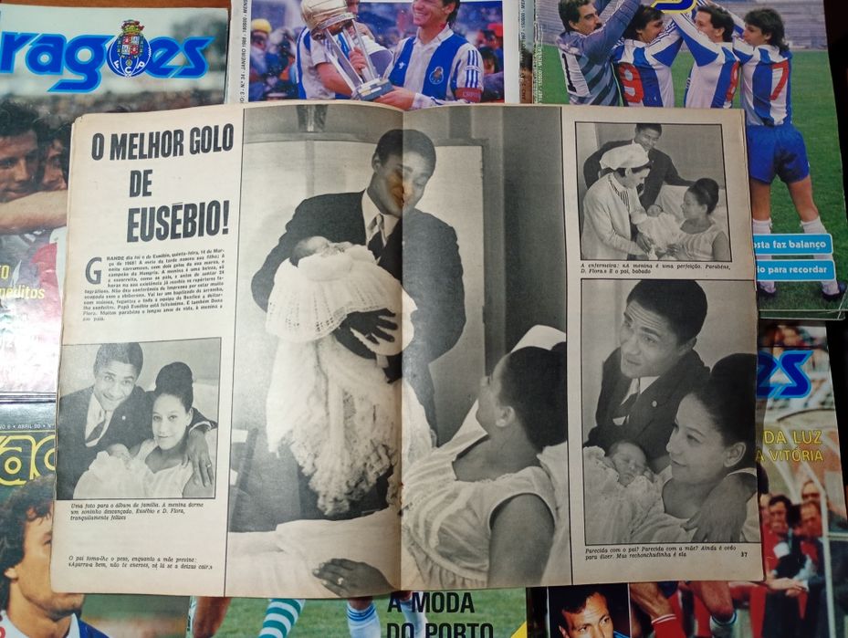 SL Benfica Eusébio, Bonito Golo - O Século Ilustrado Março 1968