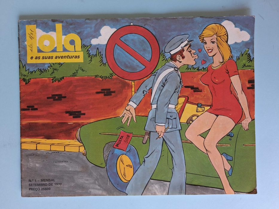 Lola e as suas aventuras - Editorial Globo, 1977 - BD erótica/cómica