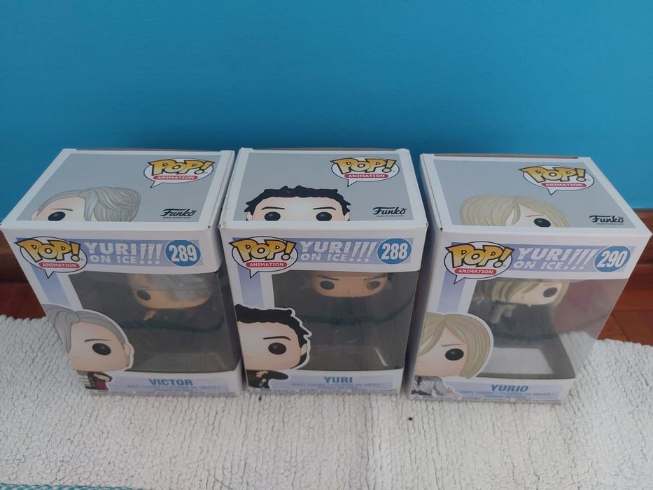 Set de 3 Funko Pop Yuri on Ice!!!