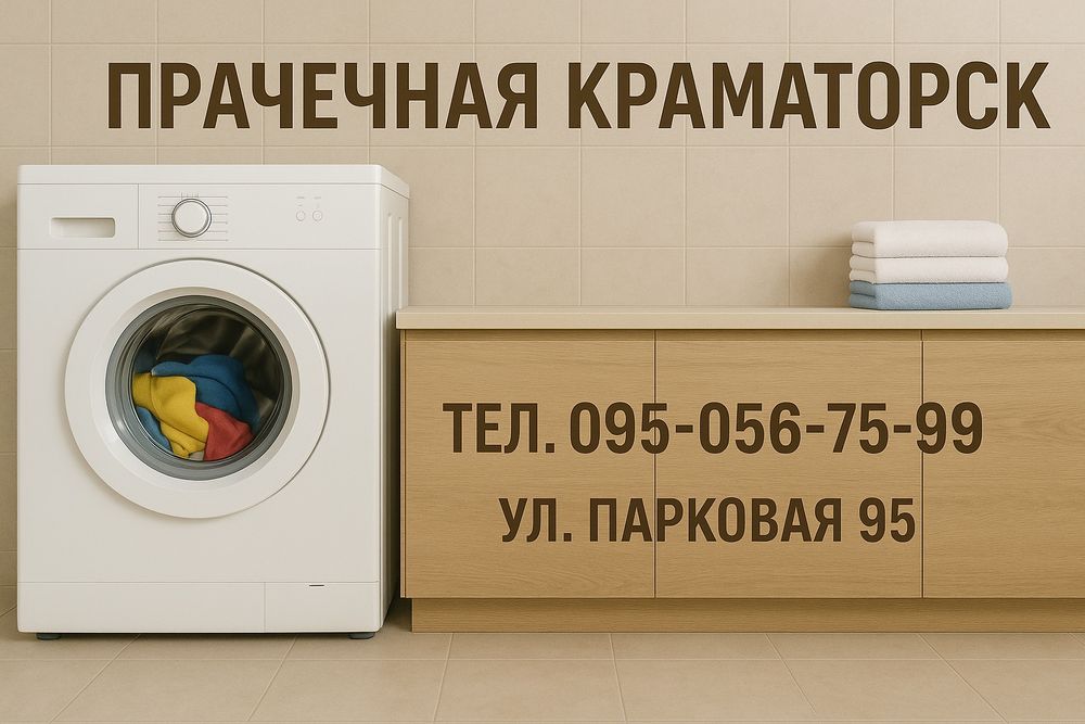 Пральня Краматорск , прачечная , стирка , сушка , стиральная машинка ,