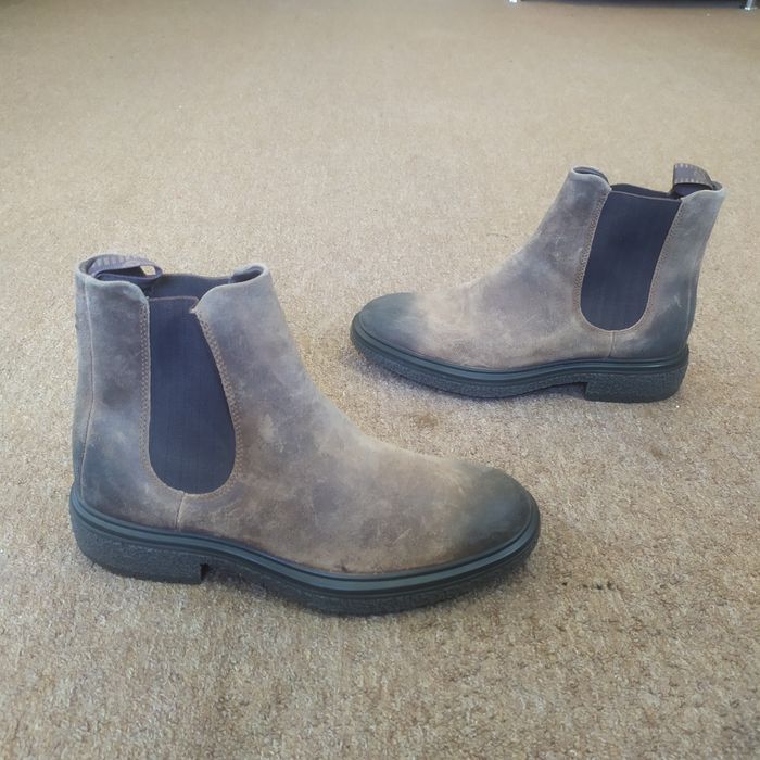 45. Оригінальні шкіряні черевики Ecco (челсі)