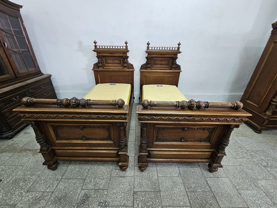 stare łóżko eklektyczne 1 sztuka Francja