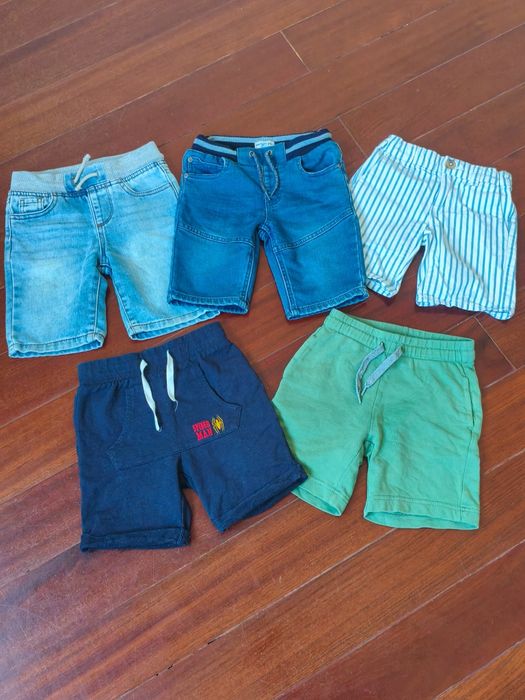 Conjunto de 5 calções em ótimo estado