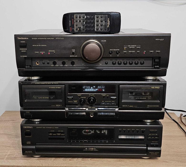 Wieża TECHNICS SU-A800mk2 SL-PD887 RS-TR474 | RAK-129WH |