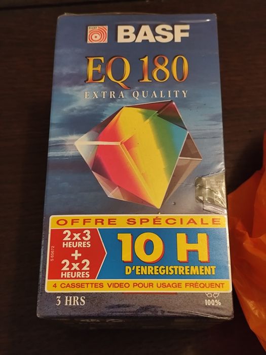 Cassetes VHS virgens seladas