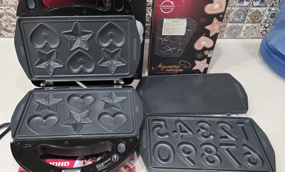 Мультипекаль гриль бутербродница Redmond RMB-PM600