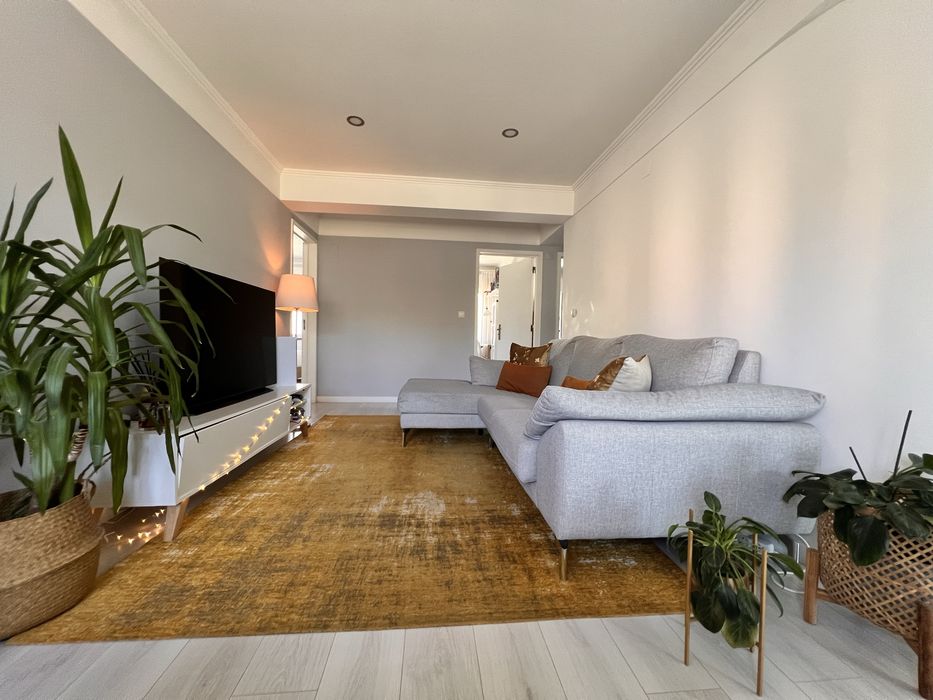 Sofá OK Sofas Impermeavel com chaise long