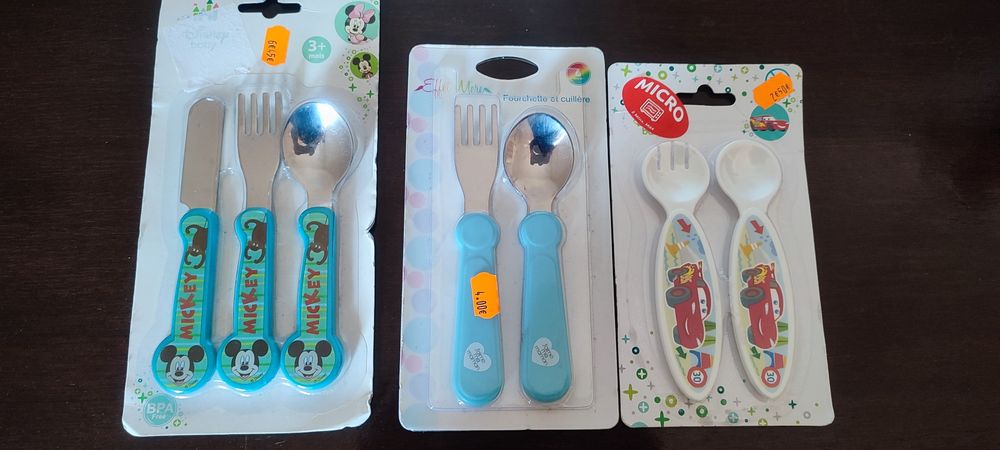 Talheres para bebé - NOVOS