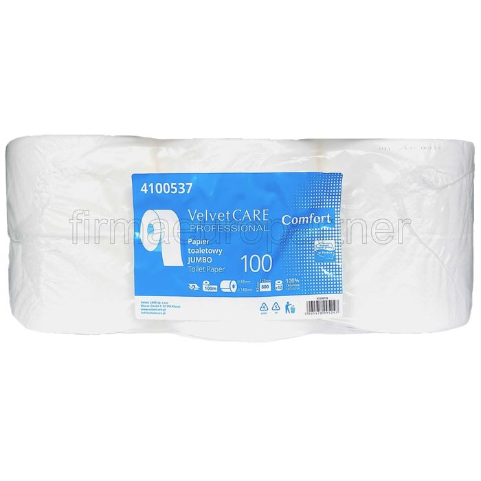 Papier toaletowy VELVET JUMBO opak.12x100m |2-war| europartnersklep.pl