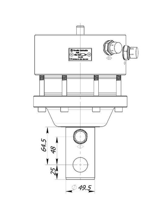 Rotator Hydrauliczny Formiko FHR 3FL - Obrotnica - Minikoparka