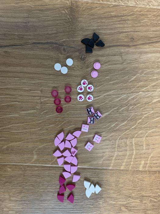 Bransoletka LEGO różowa 7554