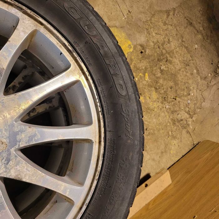 2 alufelgi 16 SEAT Ronal, opony zimowe Nexen Winguard 7mm bieżnika