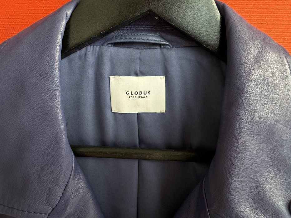 GLOBUS NAPPA LEATHER Оригінал жіноча шкіряна куртка косуха Кожанка шкірянка розмір S 36