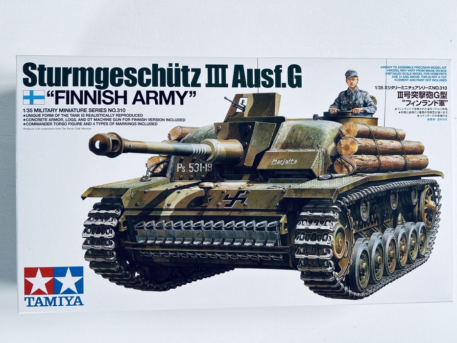 Czołg Stug lll G Finland model do sklejania Tamiya 35310