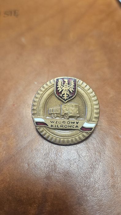 Odznaka wzorowy kierowca - brązowa.