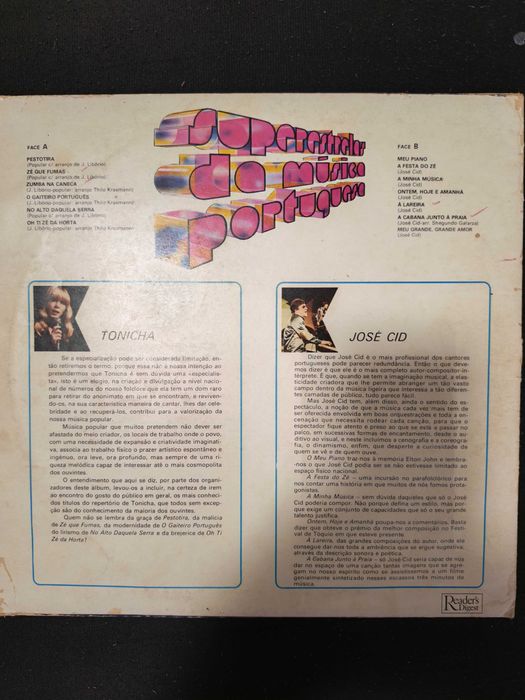 Disco vinil super estrelas