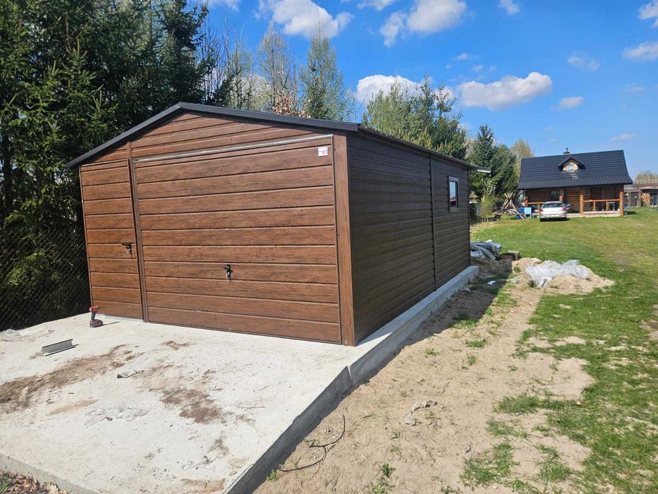 Garaż blaszany 4x5 Garaż blaszak 4x6 Magazyn Producent Garaż 3x5 5x7