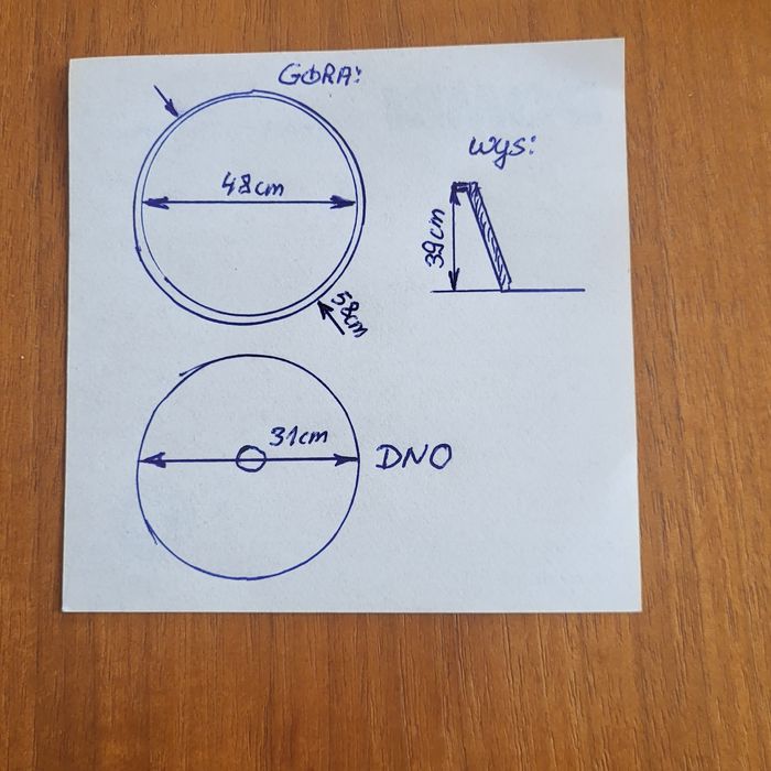 Wielka donica z tarakoty