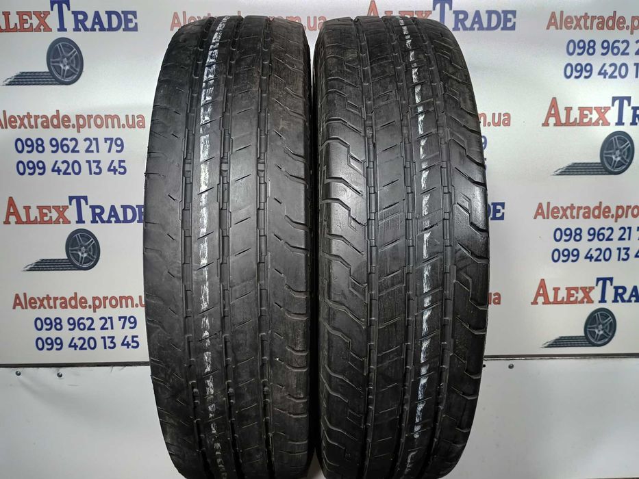 2 шт. 195/75 R16С цешка Continental ContiVanContact 100 літні шини бу, протектор 7 мм, газель,