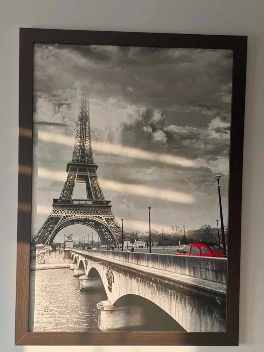 Wieża Eiffla obraz ramka 77x107cm