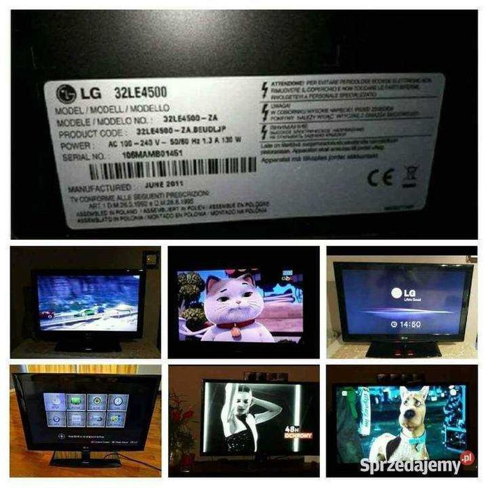 TV LG 32LE4500-dowóz-Телевізор LG 32-доставка Соснове