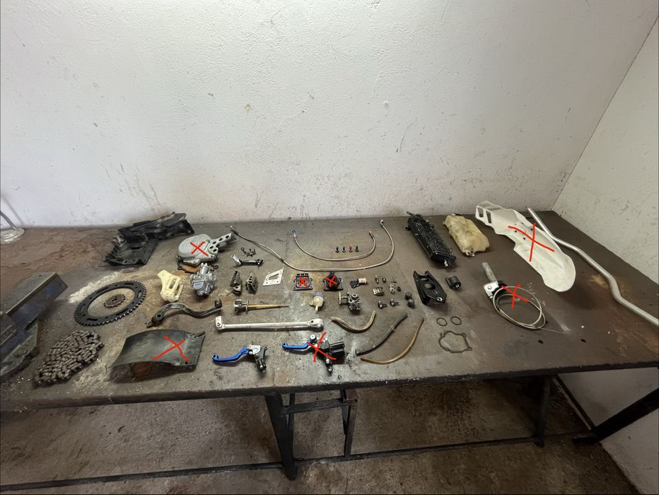 Varias peças dtr 125