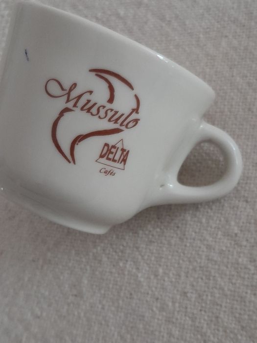 Lote de doze chavenas cafe Delta "Mussulo
