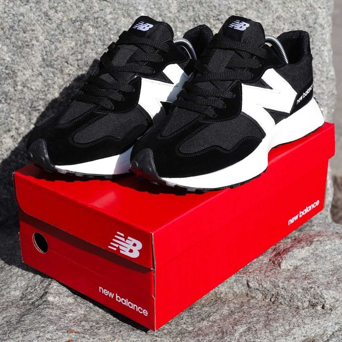 (1527-1738) SALE Кросівки New Balance 327 чорні (38-45) нб nb ню беленс