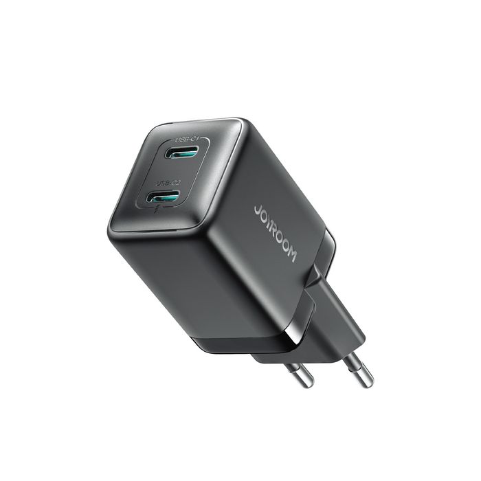 Ładowarka sieciowa Joyroom JR-TCG17 45W 2 x- USB-C (wtyczka EU) - czarna