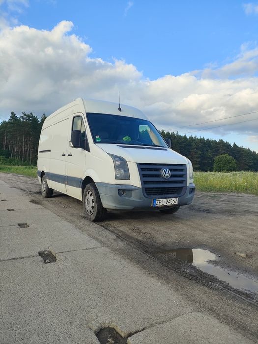 VW CRAFTER 2.5tdi średniak klima, hak, dobry stan
