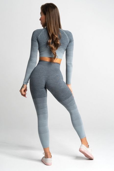 Legginsy sportowe Gym Glamour Sea Ombre