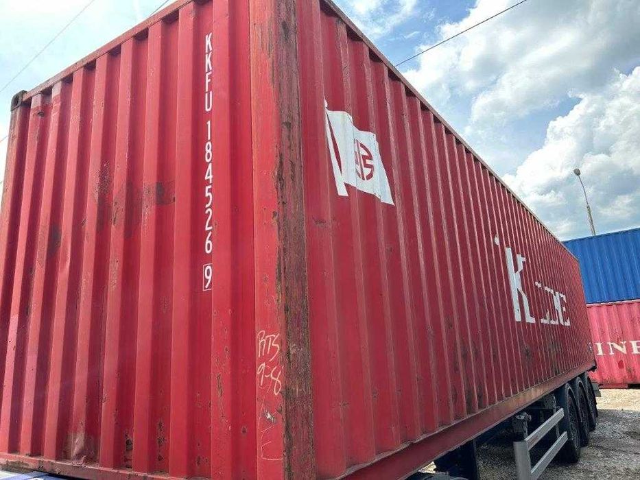 Kontener 40'DV, używany, sprawny, 12 metrów.