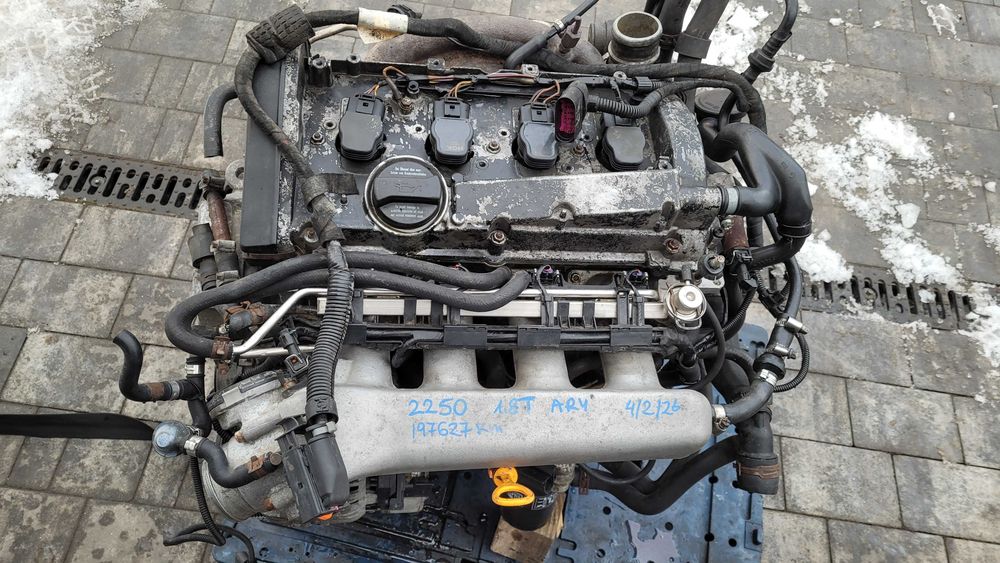silnik ARY 1.8 turbo K04 Seat Leon 1 przebieg 197 627 kilometrów
